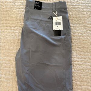 Adidas Men's Gray Flat Front Shorts